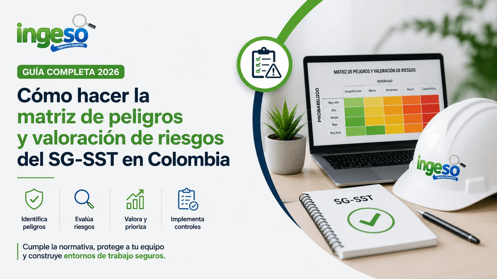 Cómo hacer la matriz de peligros y valoración de riesgos del SG-SST en Colombia | Guía Completa 2026