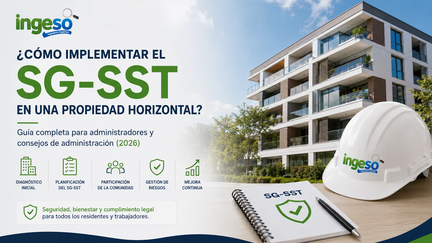 ¿Cómo implementar el SG-SST en una Propiedad Horizontal? Guía completa para administradores y consejos de administración (2026)